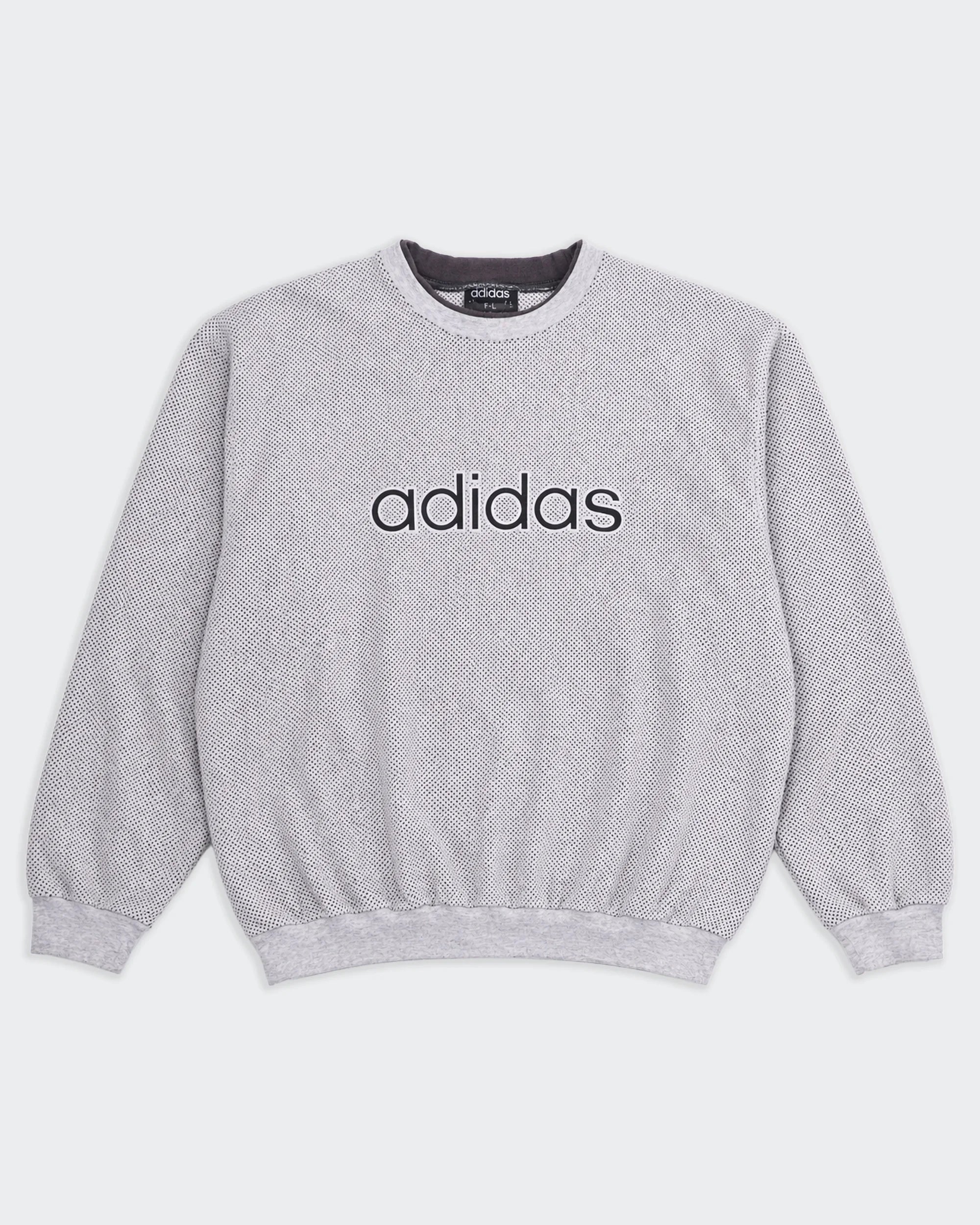 Adidas Grey Crewneck Sweater - L