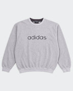Adidas Grey Crewneck Sweater - L