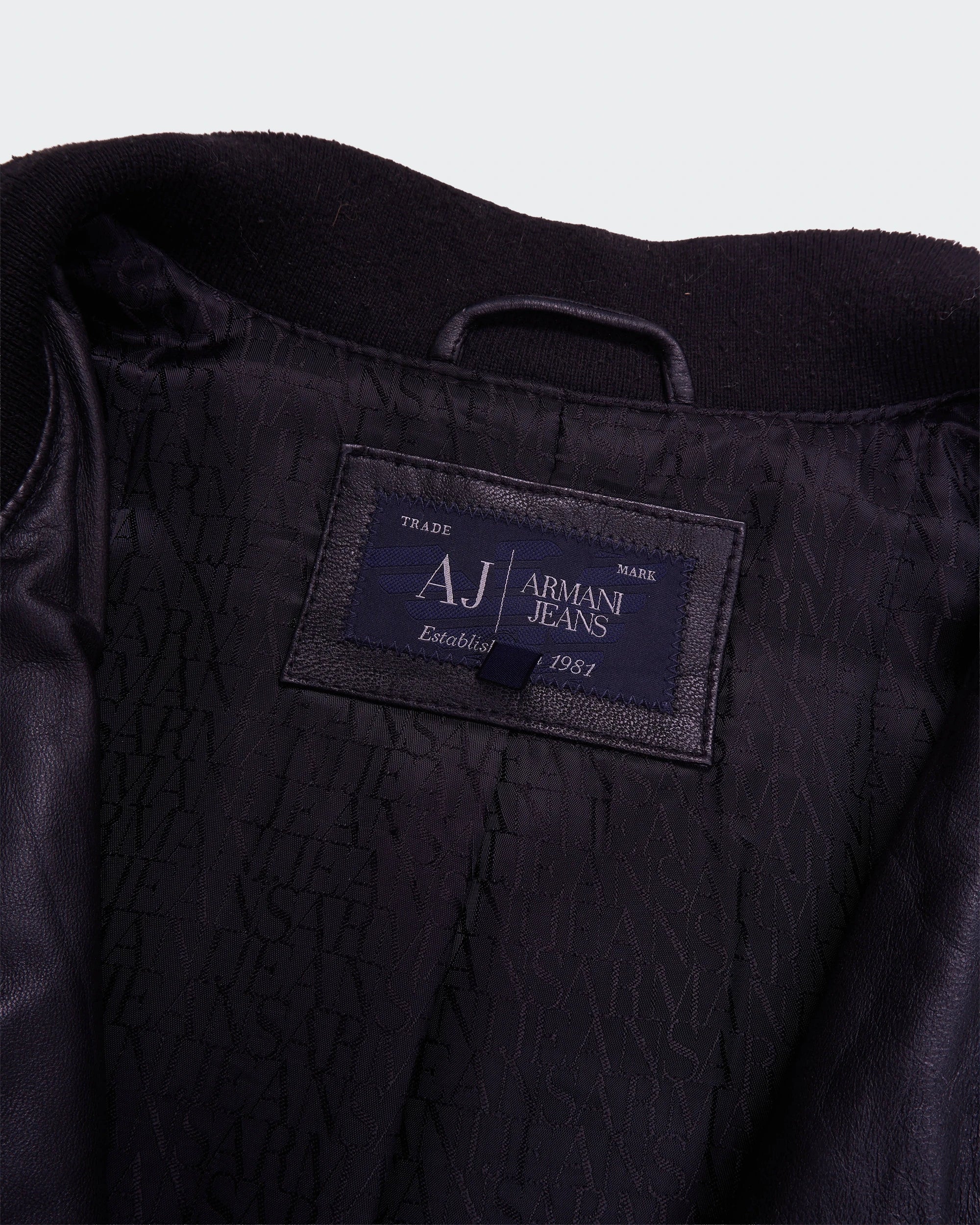 Armani Black Bomber Jacket - M