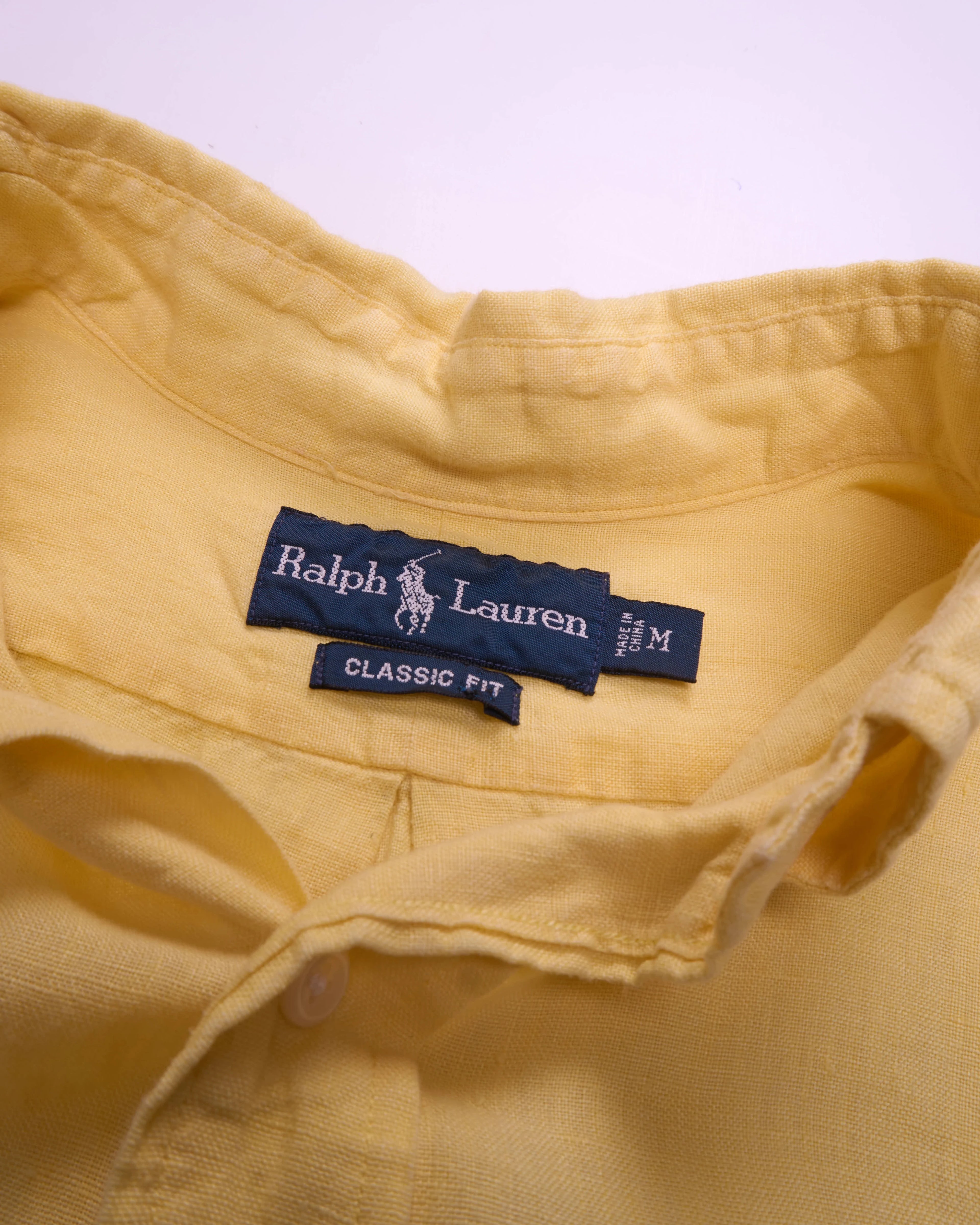 Ralph Lauren Yellow Button-down Shirt - L