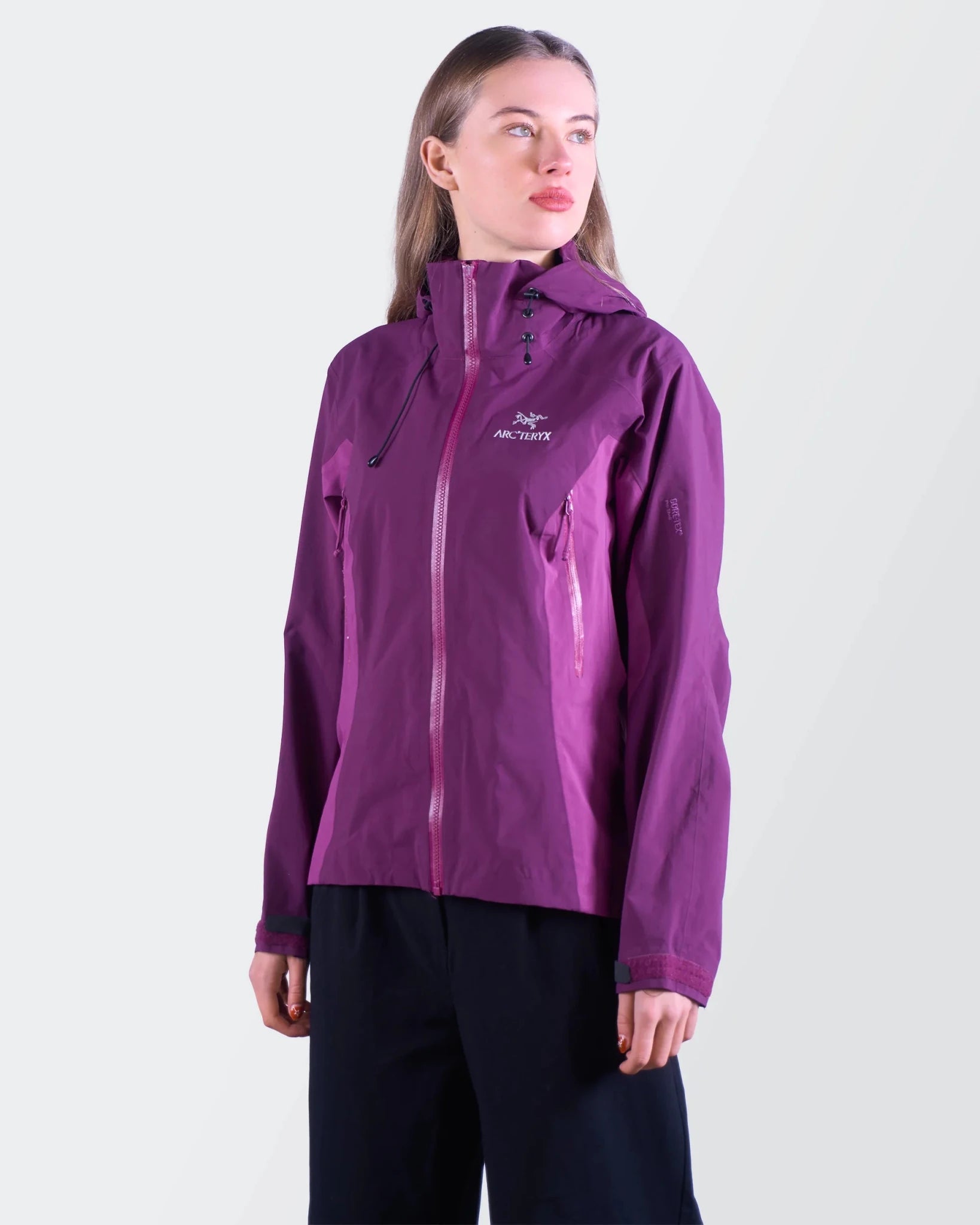 Arc'teryx Purple Nylon Shell Jacket - S