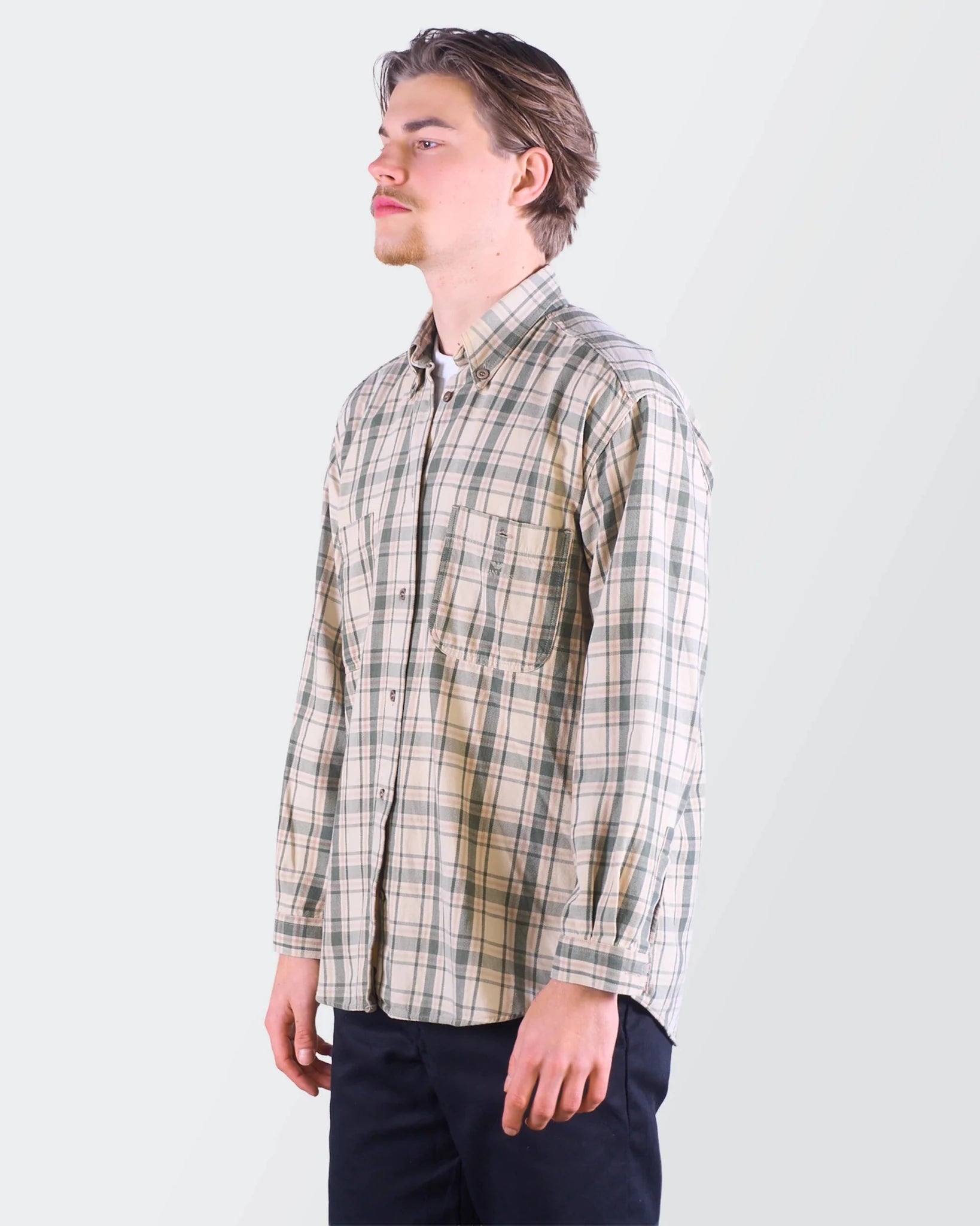 Armani Button - Up Shirt - M