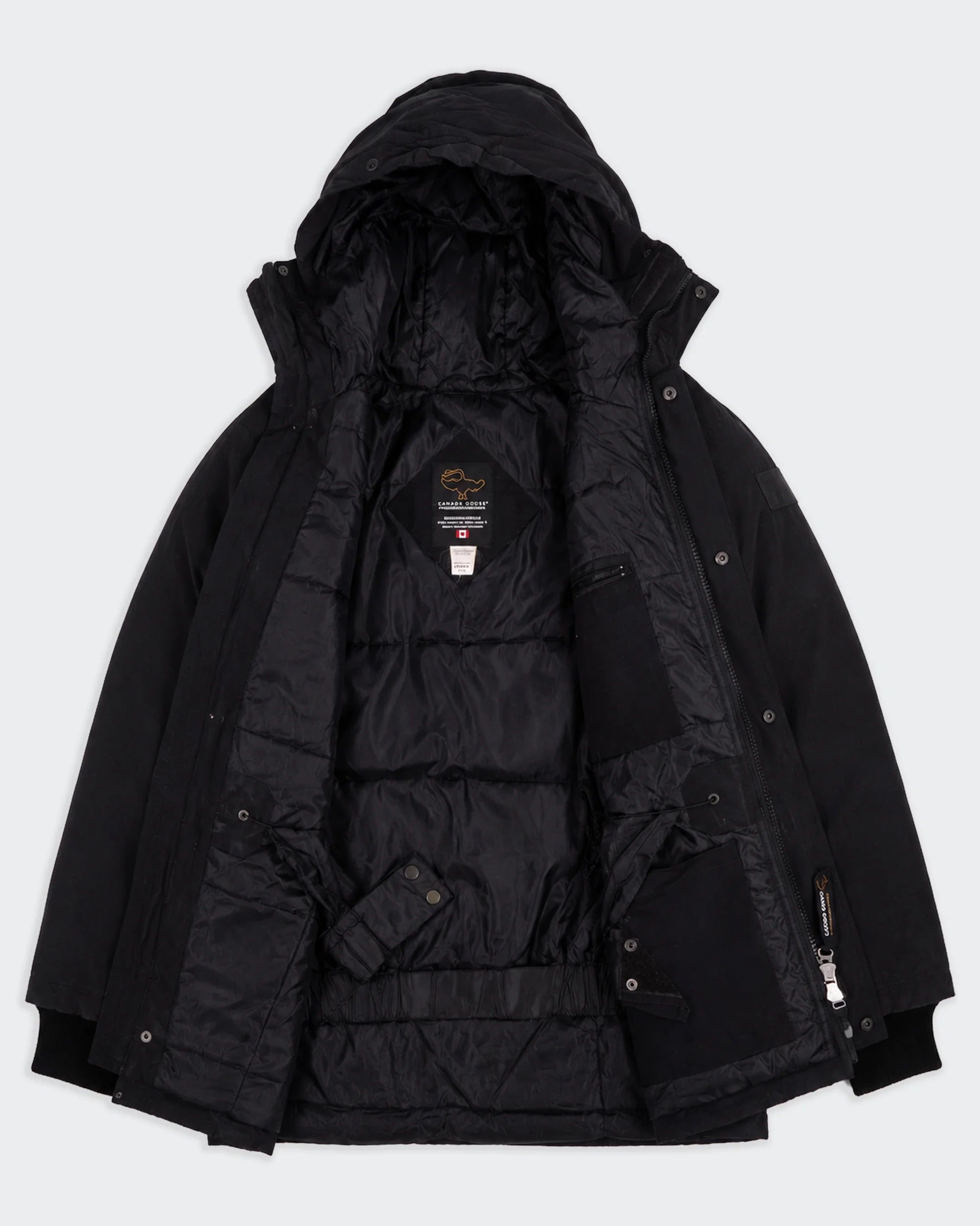 Canada Goose Black Parka Coat - L