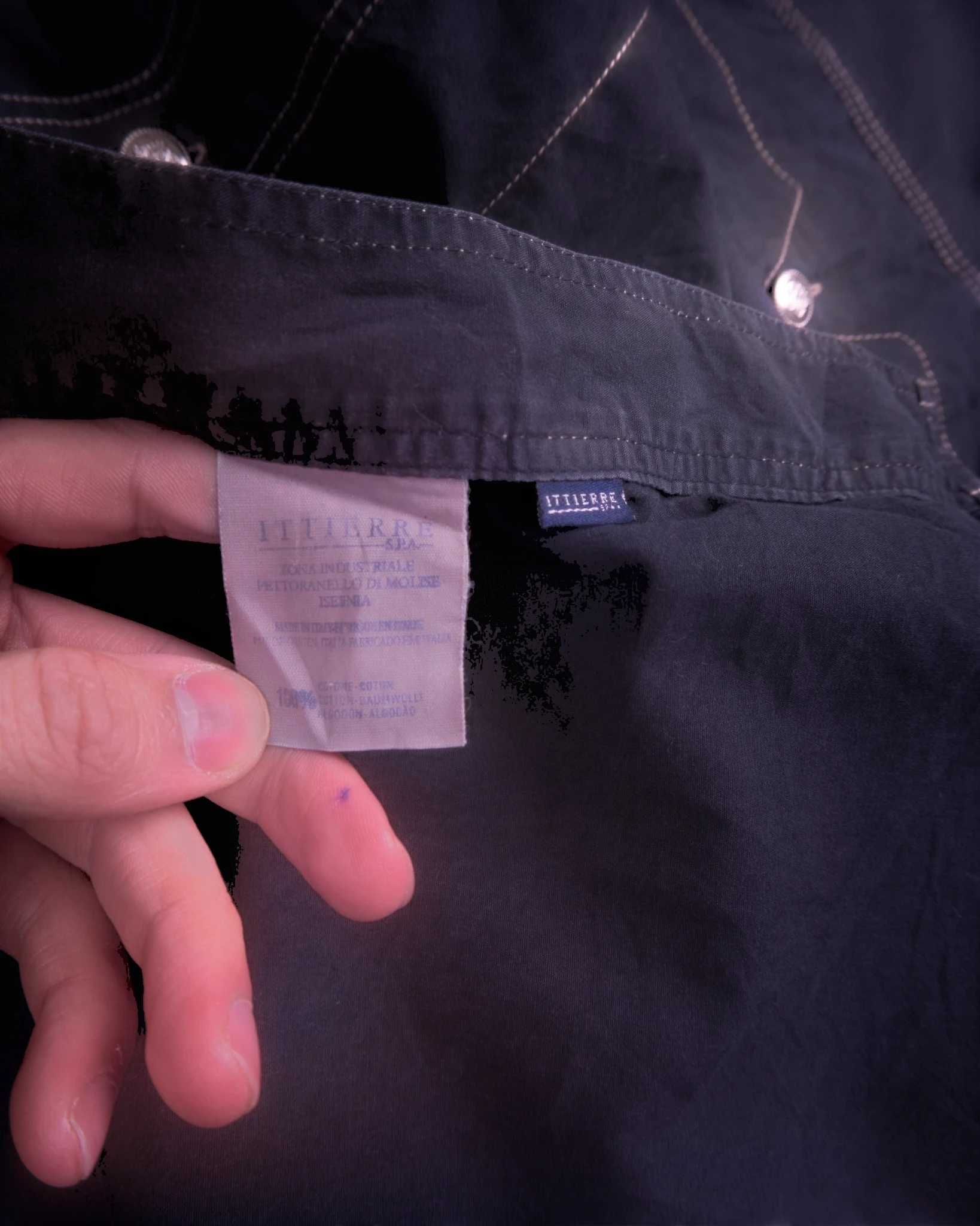 Versace Blue Button-up Shirt - XL