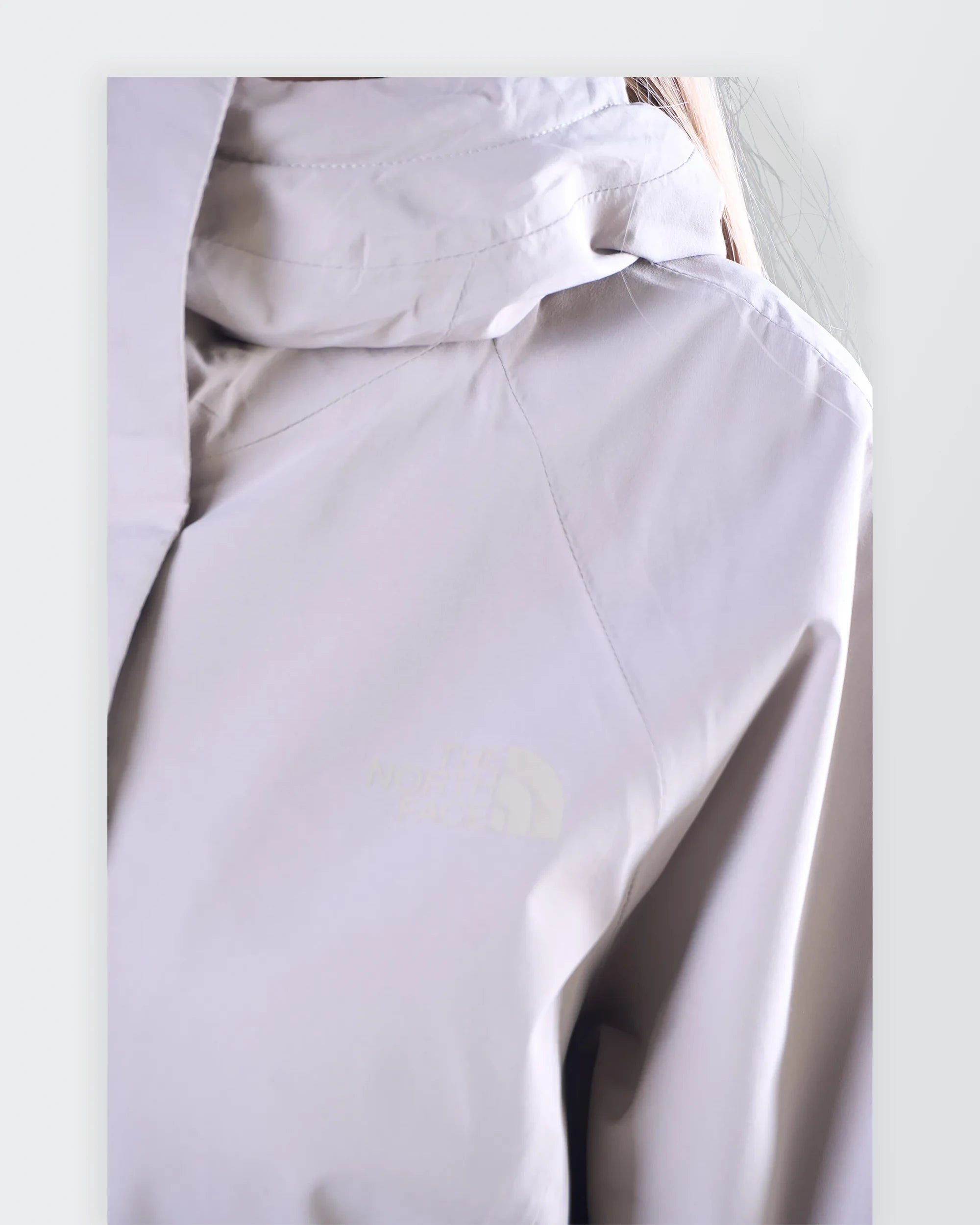 The North Face Beige Rain Jacket - M