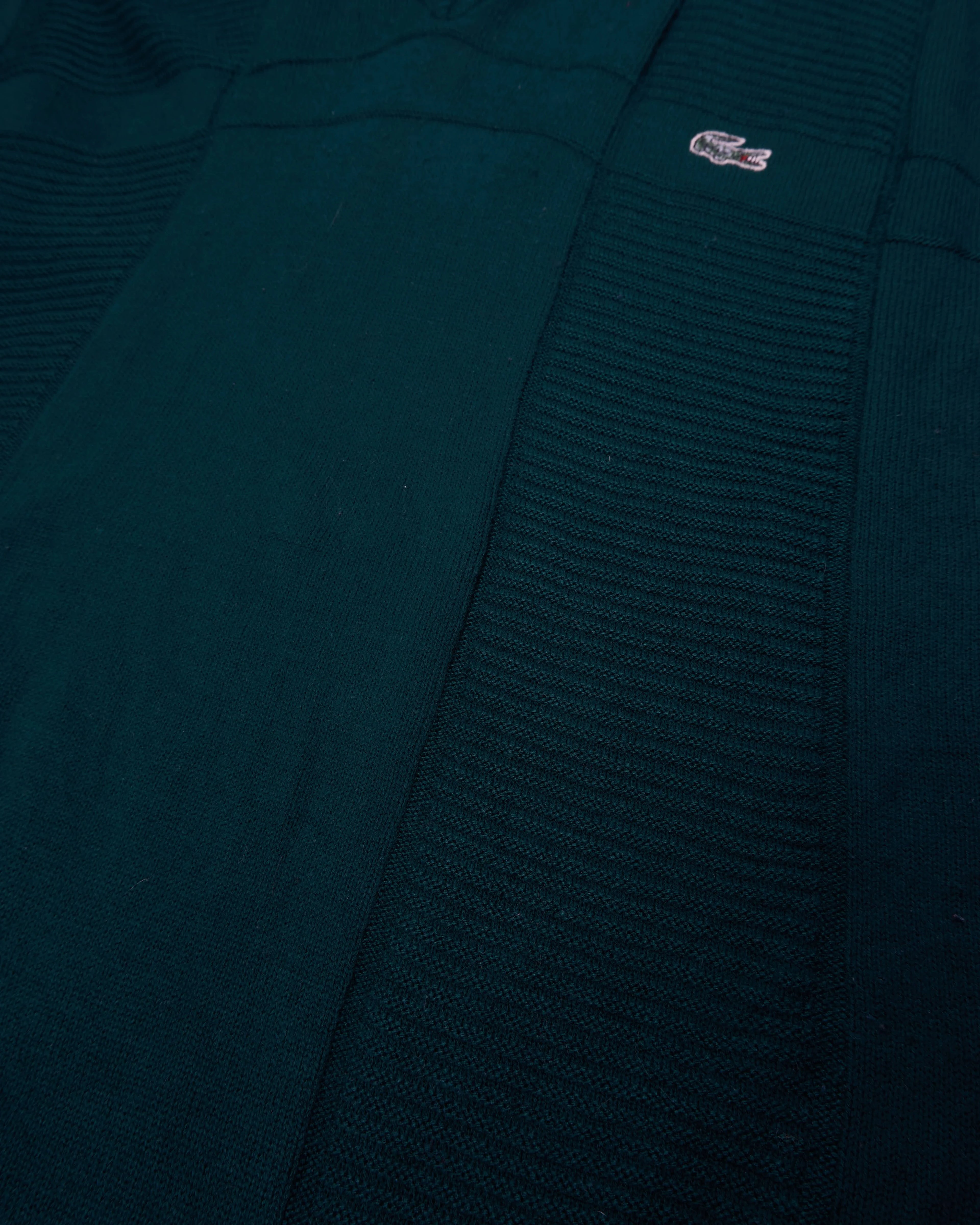 Lacoste Green V-neck Jumper - XL
