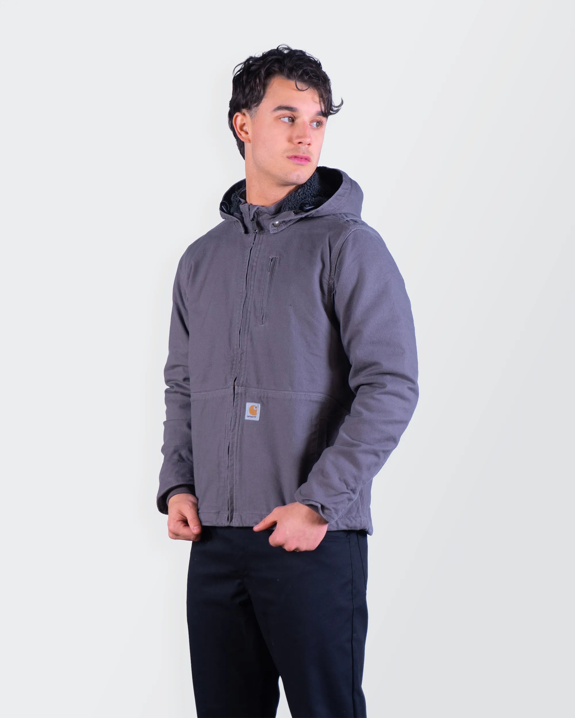 Carhartt Grey Canvas Jacket - M