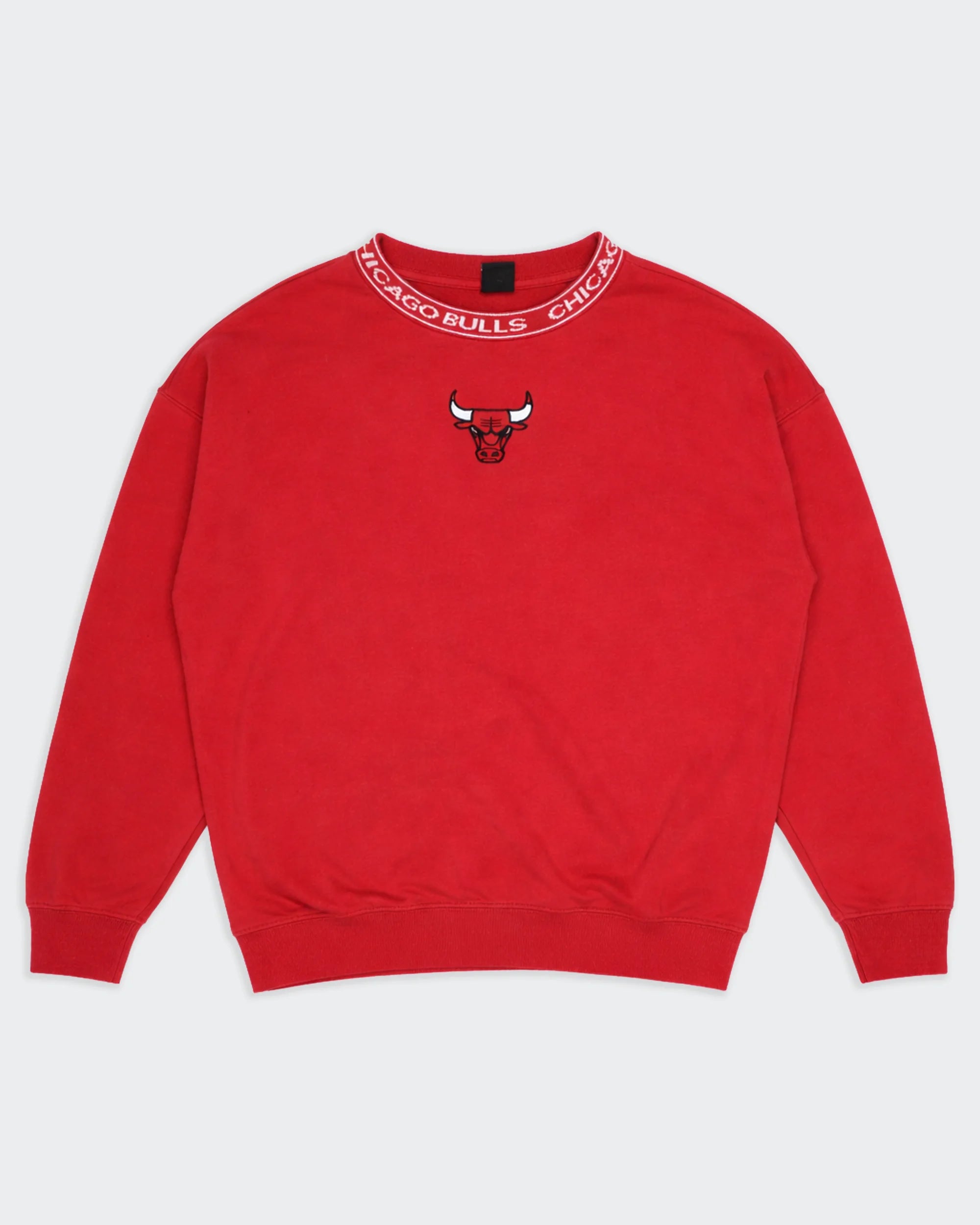 Chicago Bulls Red Crewneck Sweater - M