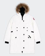Canada Goose White Parka Coat - M