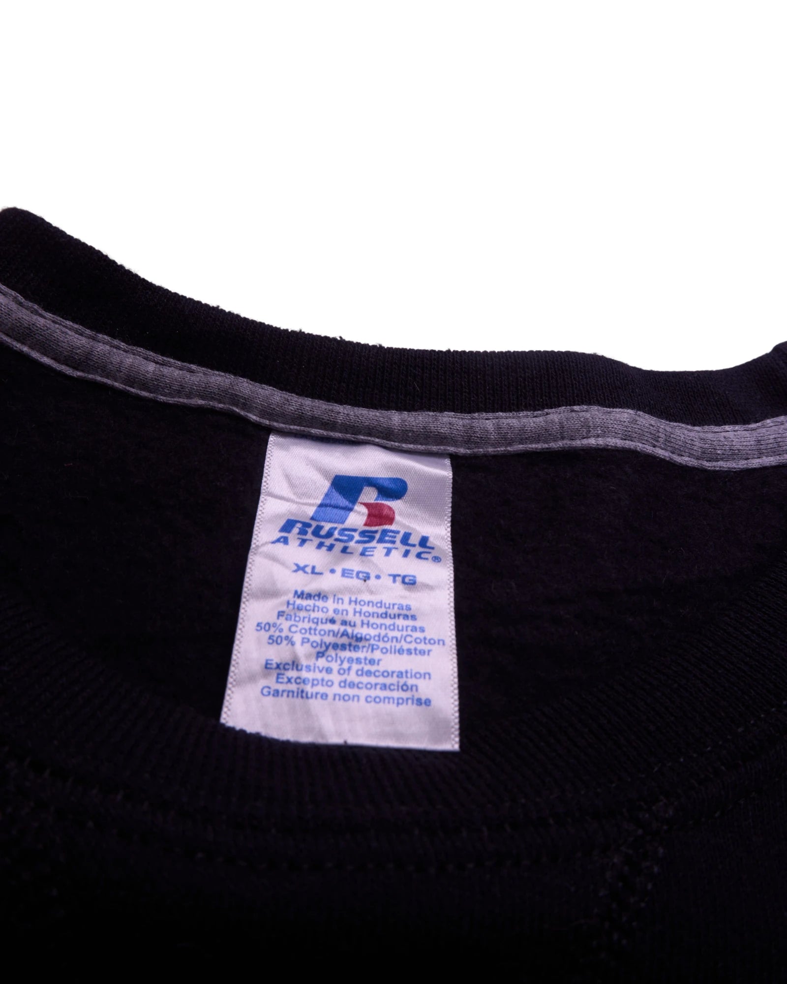 Russell Athletic Black Crewneck Jumper - XL