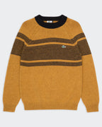 Lacoste Brown Crewneck Jumper - L