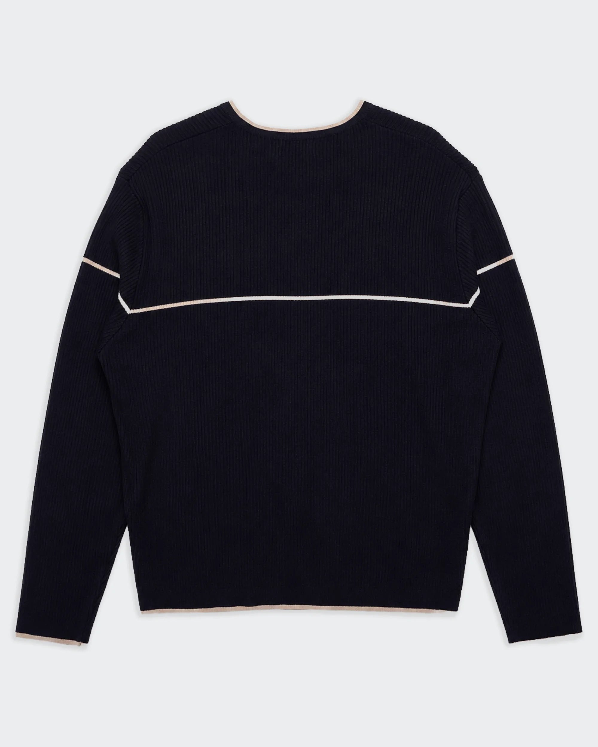 Burberry Navy V-neck Jumper - L