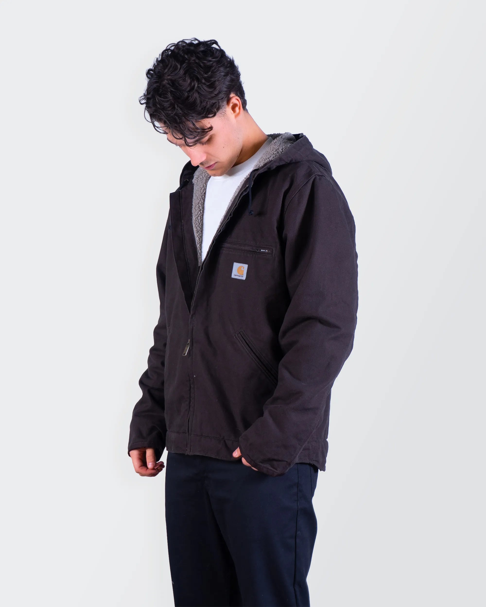 Carhartt Black Canvas Jacket - L