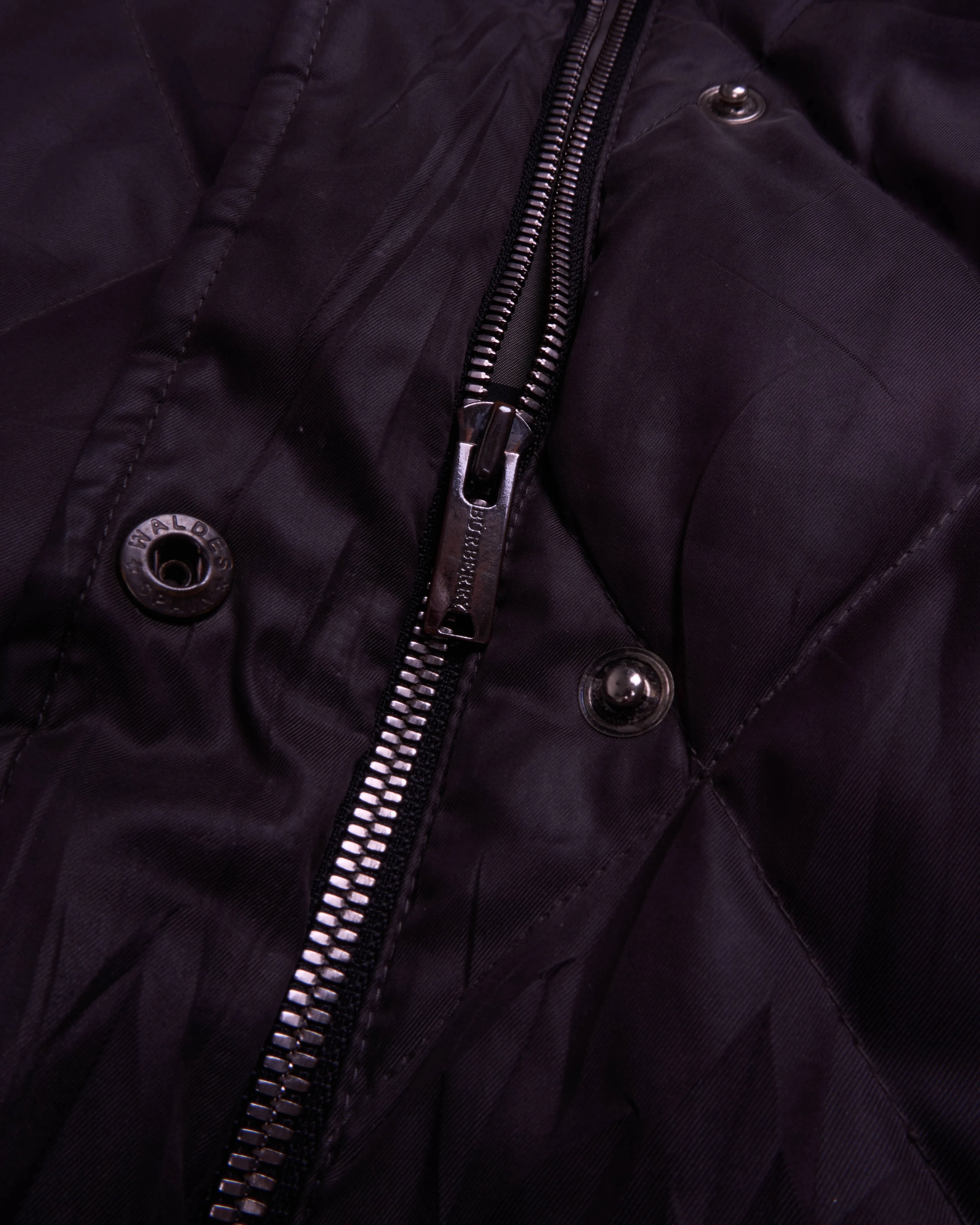Burberry Purple Quilted Jacket - M
