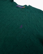 Ralph Lauren Green Crewneck Jumper - XL