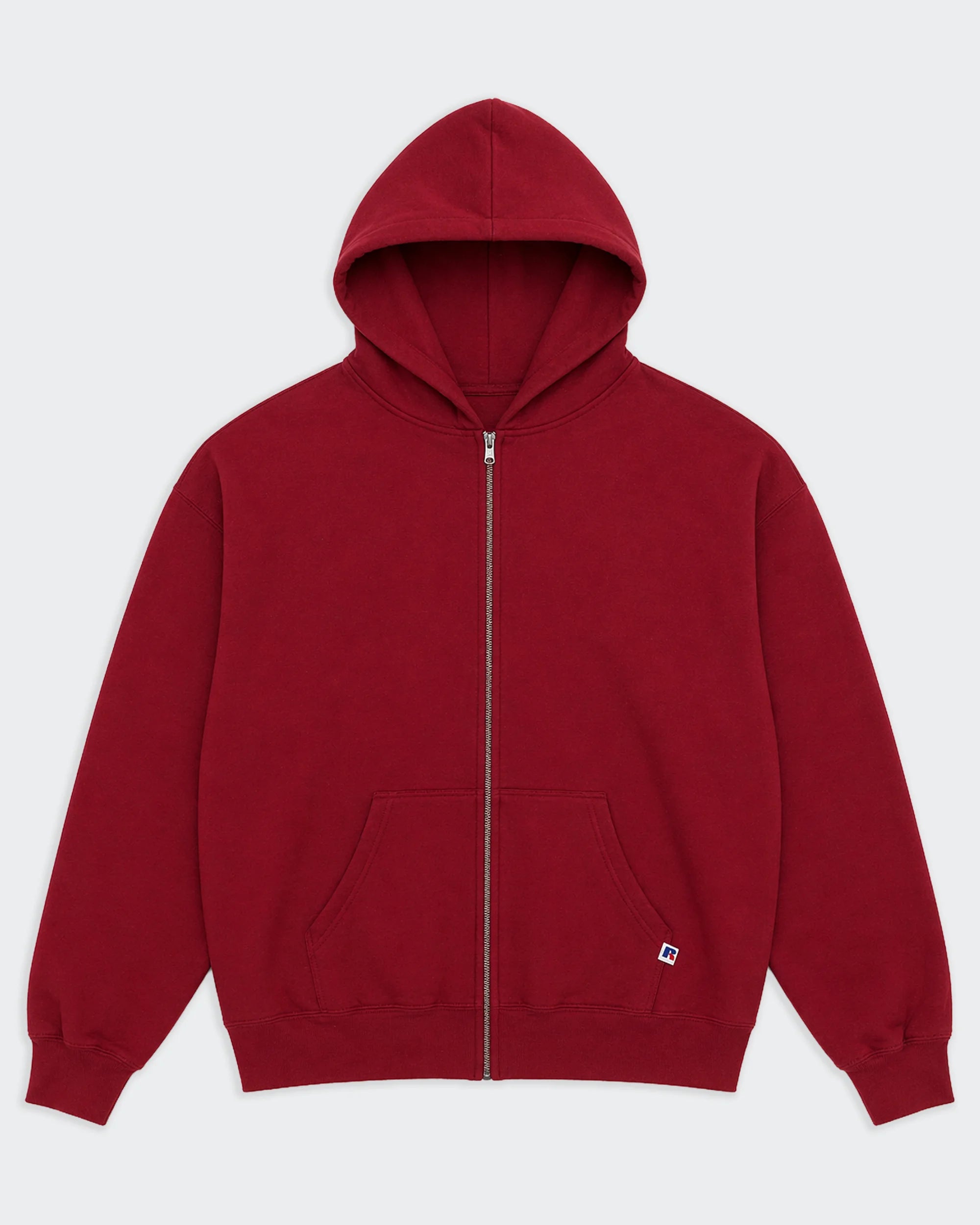 Russell Athletic Red Full-zip Hoodie - L
