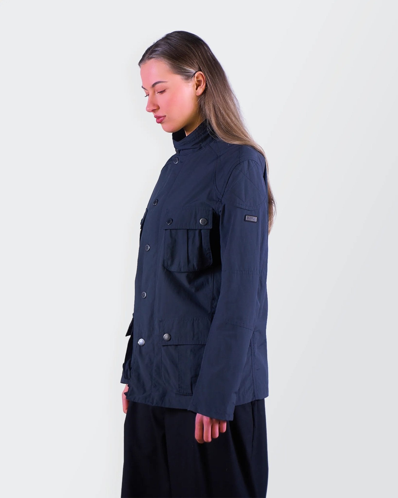 Barbour Navy Field Jacket - S