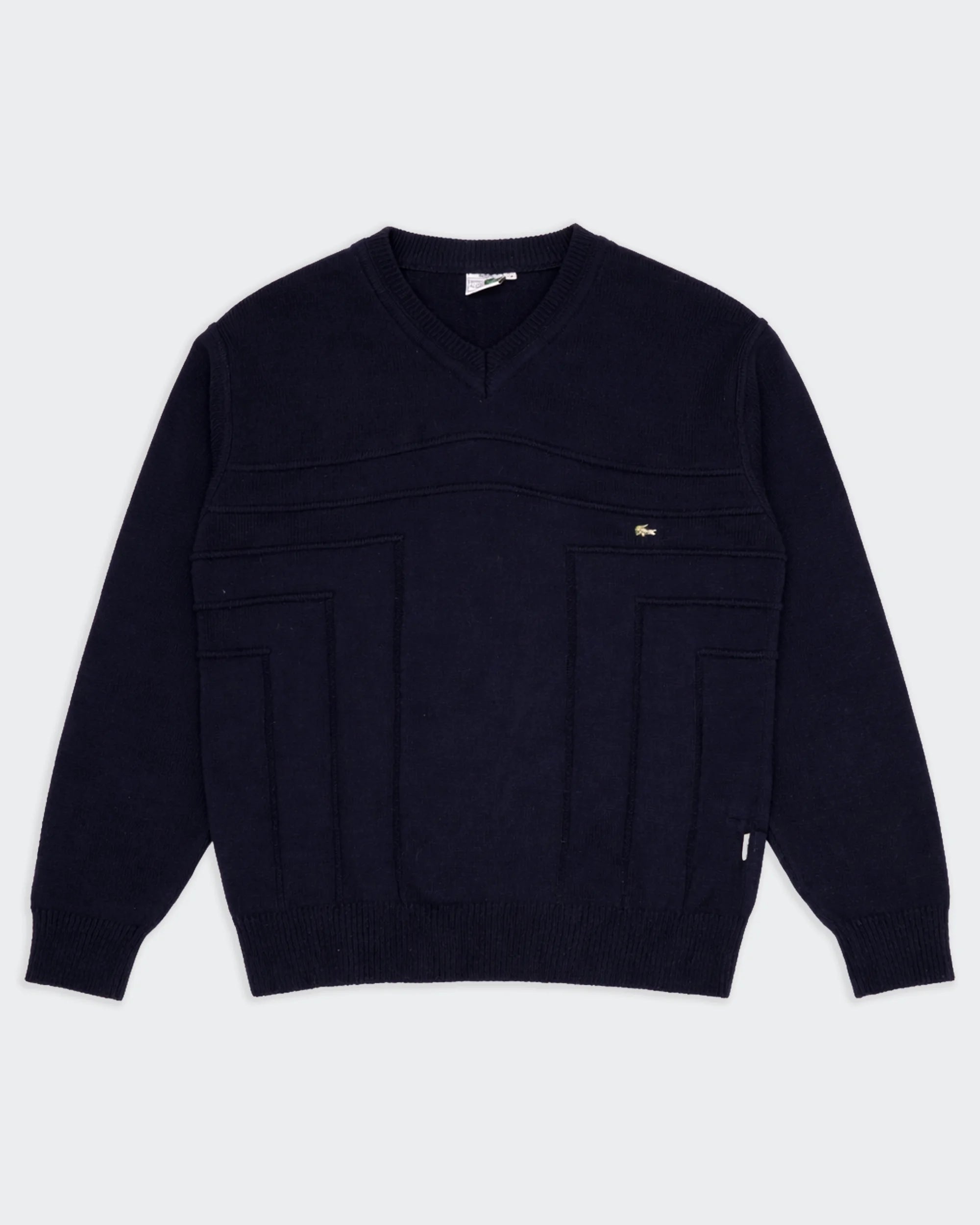 Lacoste Navy Crewneck Jumper - M