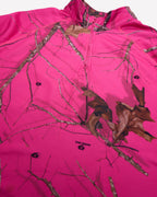 Mossy Oak Pink Quarter-Zip Sweater - L