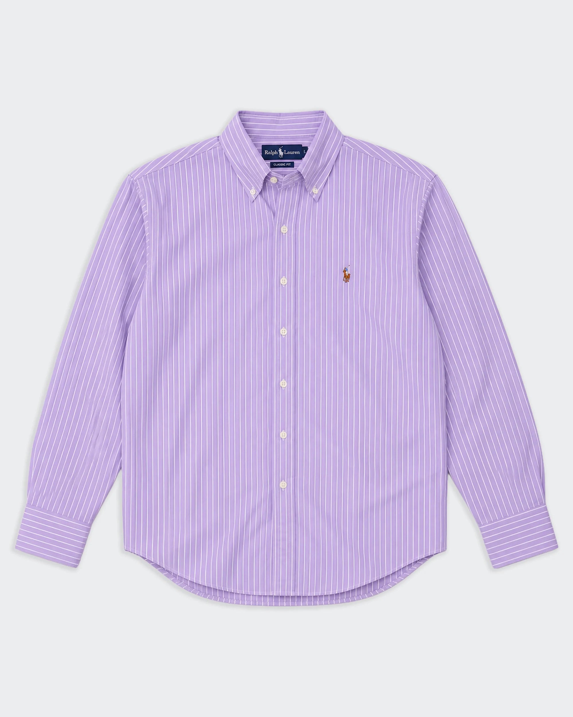 Ralph Lauren Purple Button-down Shirt - XL