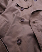 Burberry 1970's Beige Cotton Double - breasted Trenchcoat - L