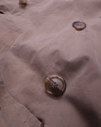 Burberry 1970's Beige Cotton Double - breasted Trenchcoat - L
