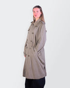 Burberry 1970's Beige Cotton Double - breasted Trenchcoat - L