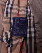 Burberry 1970's Beige Cotton Trenchcoat - L
