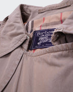 Burberry 1970's Beige Cotton Trenchcoat - L