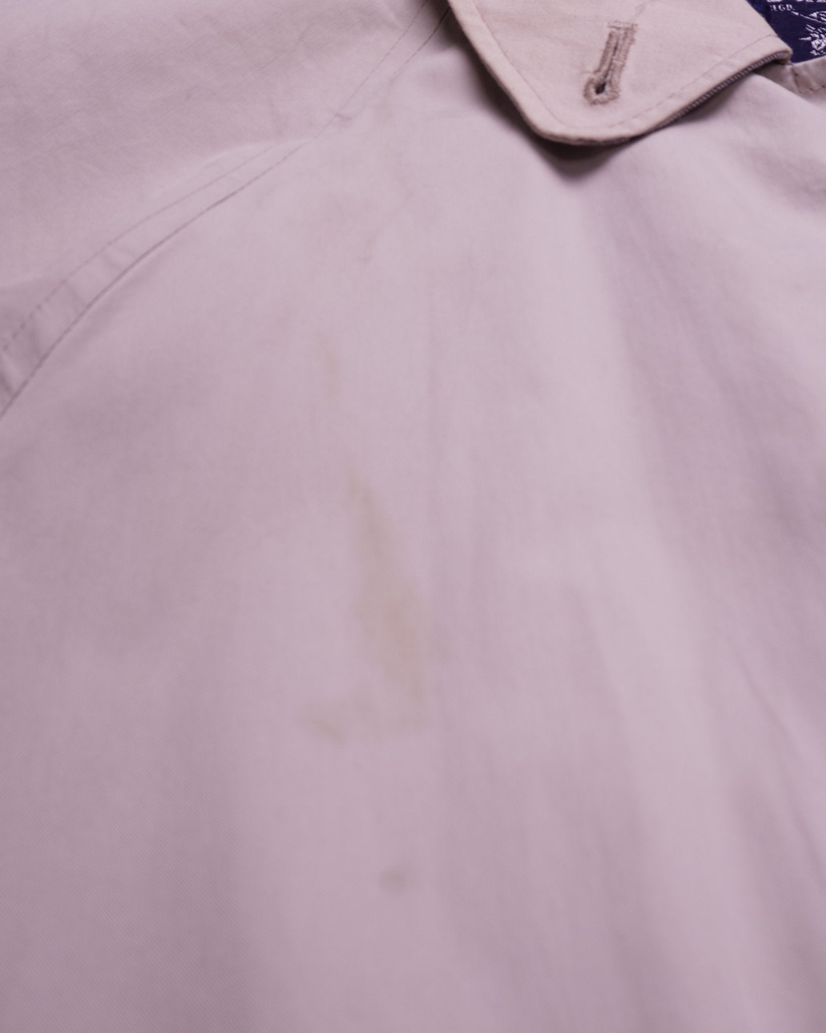 Burberry 1980's Beige Cotton Raincoat - M
