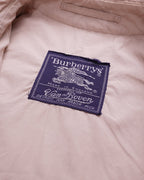 Burberry 1980's Beige Cotton Trenchcoat - M