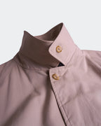 Burberry 1990's Beige Cotton Car Coat - L