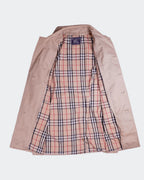 Burberry 1990's Beige Cotton Car Coat - L