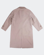 Burberry 1990's Beige Cotton Car Coat - L