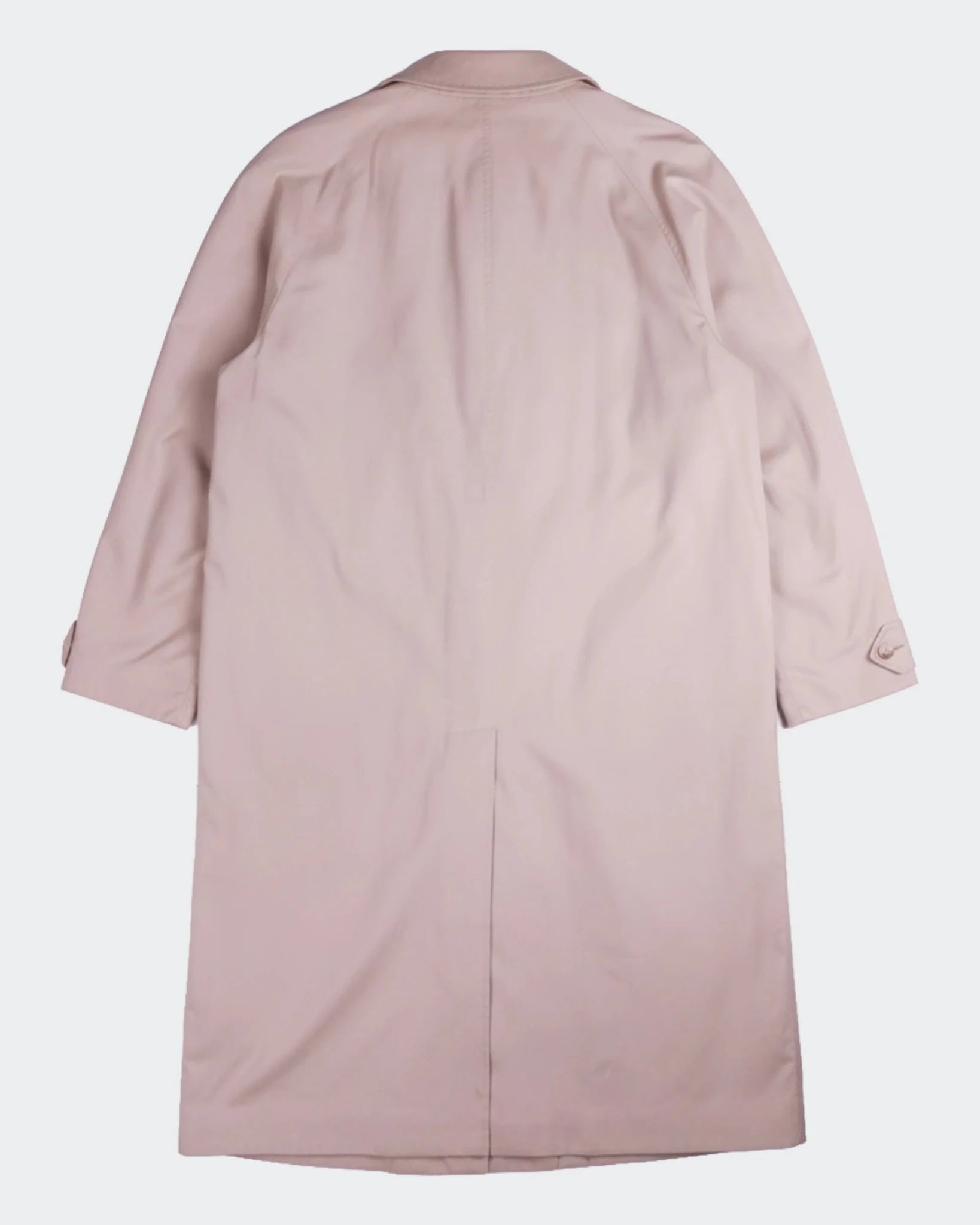 Burberry 1990's Beige Cotton Car Coat - L