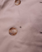 Burberry 1990's Beige Cotton Double - breasted Trenchcoat - S
