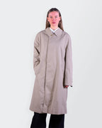 Burberry 1990's Beige Cotton Raincoat - L
