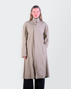 Burberry 1990's Beige Cotton Trenchcoat - L