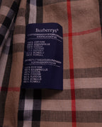 Burberry 1990's Beige Cotton Trenchcoat - L