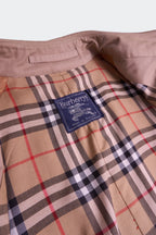 Burberry 1990's Beige Cotton Trenchcoat - M