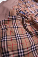 Burberry 1990's Beige Cotton Trenchcoat - M