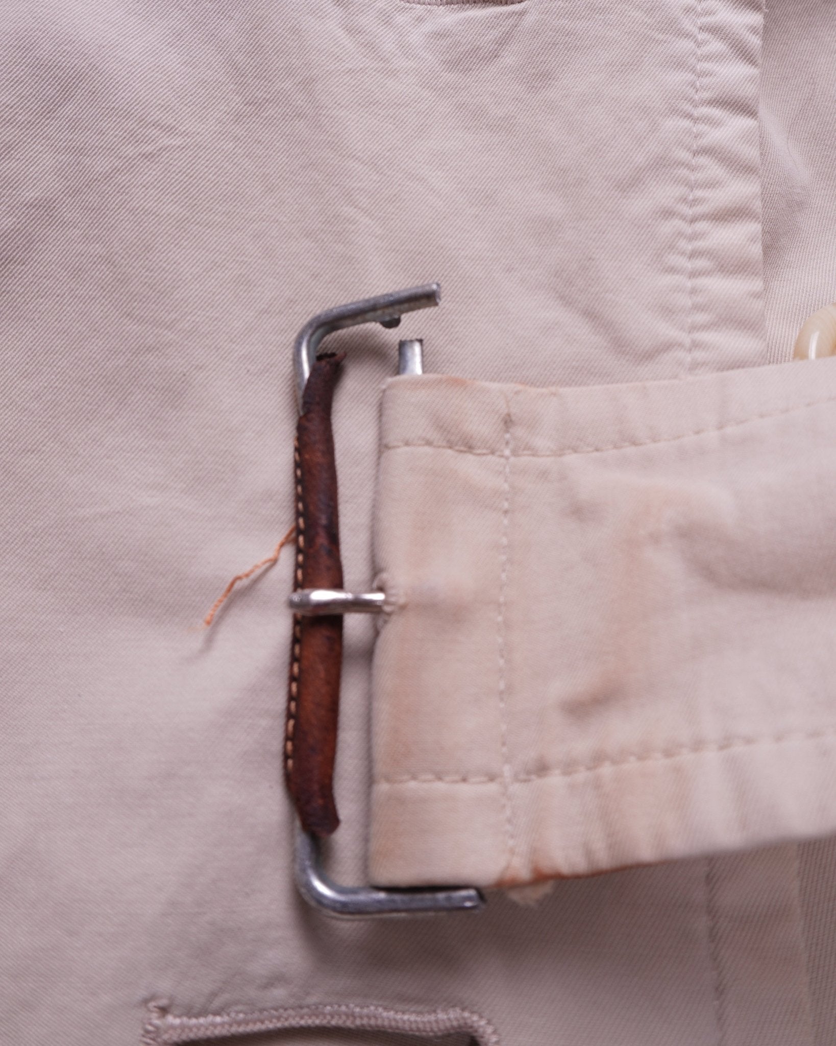 Burberry 1990's Beige Cotton Trenchcoat - S