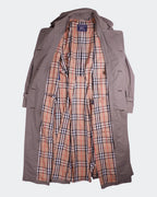 Burberry 1990's Beige Cotton Trenchcoat - XXL