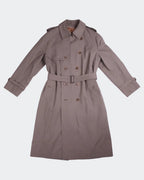 Burberry 1990's Beige Cotton Trenchcoat - XXL