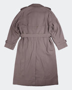 Burberry 1990's Beige Cotton Trenchcoat - XXL
