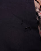 Burberry 1990's Black Wool Overcoat - M