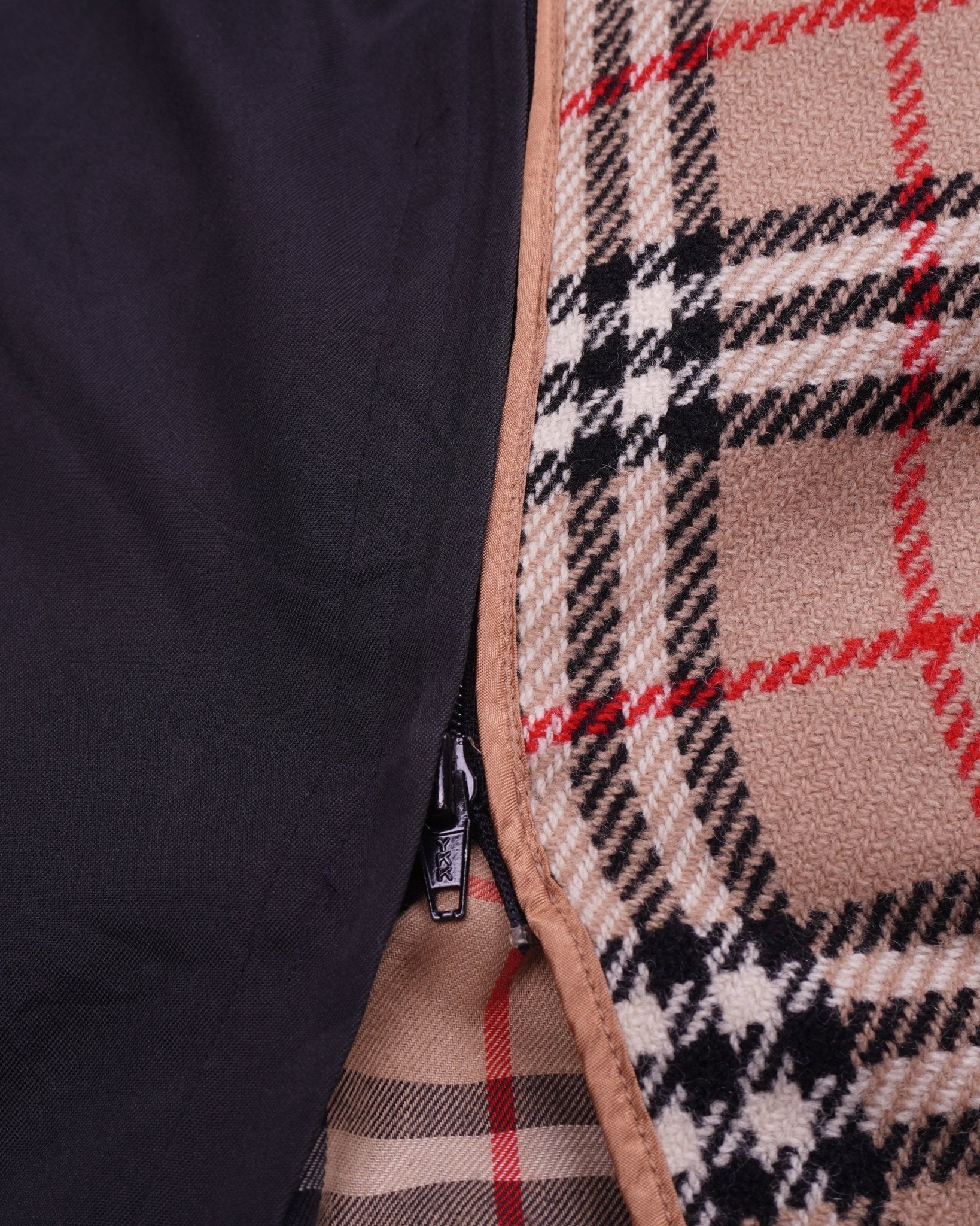 Burberry 1990's Black Wool Overcoat - M