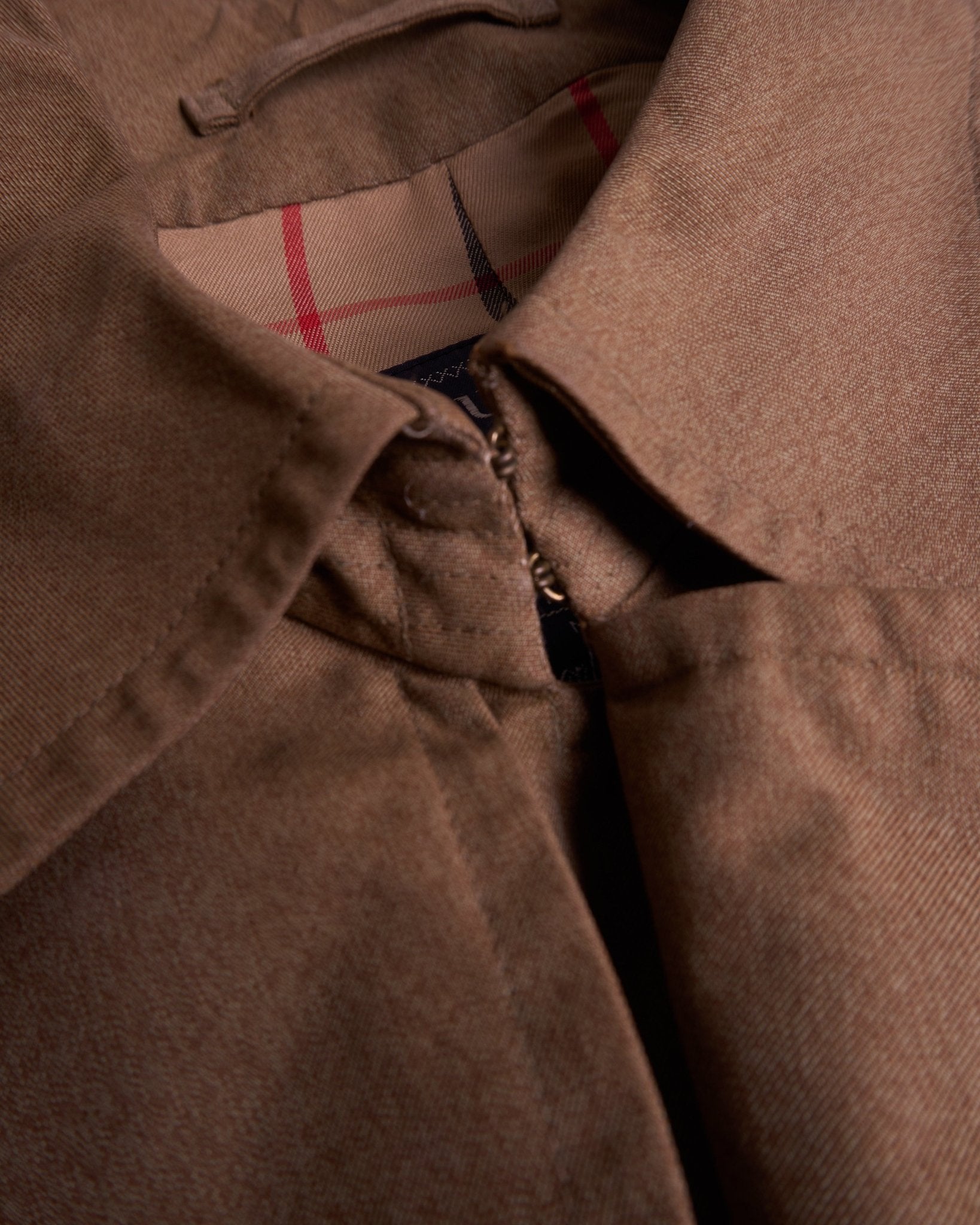 Burberry 1990's Brown Cotton Trenchcoat - M