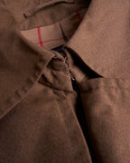 Burberry 1990's Brown Cotton Trenchcoat - M