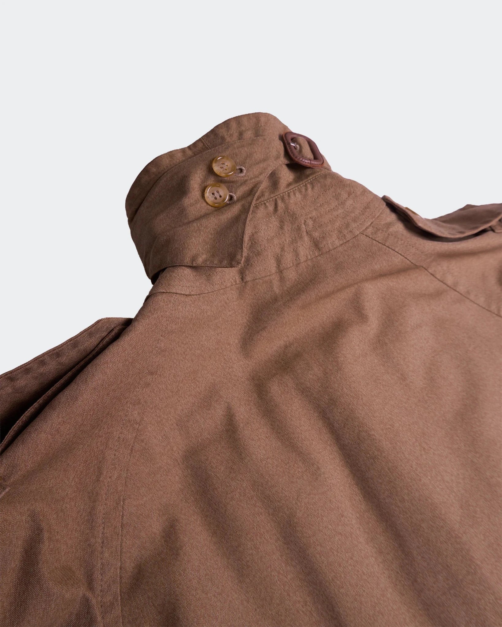 Burberry 1990's Brown Cotton Trenchcoat - M